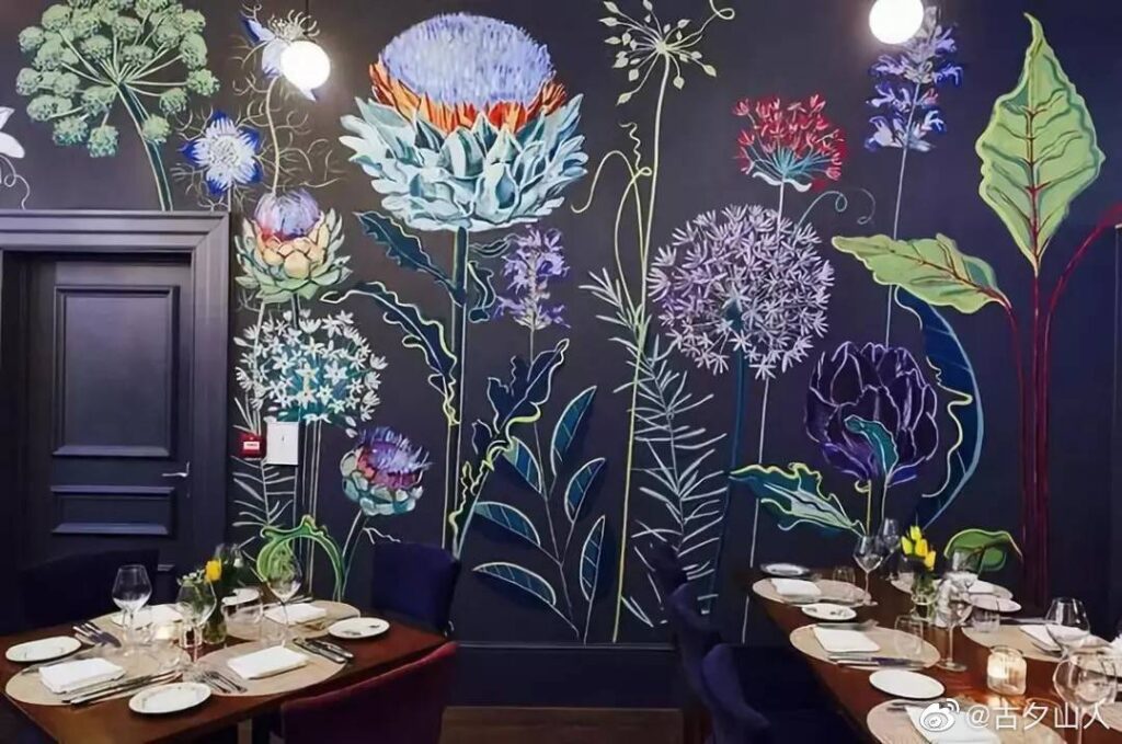 mural art restaurant